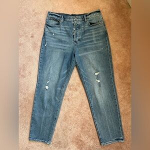LUCKY BRAND High Rise Mom Jean Drew Size 14/32 A